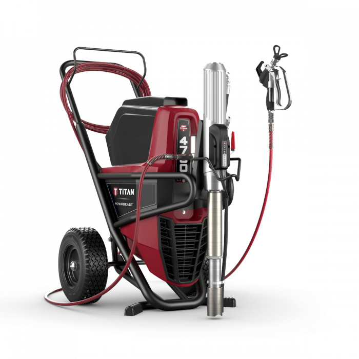 Titan PowrBeast 4700T Paint Sprayer W/ Gun Tip & Hose 0537010